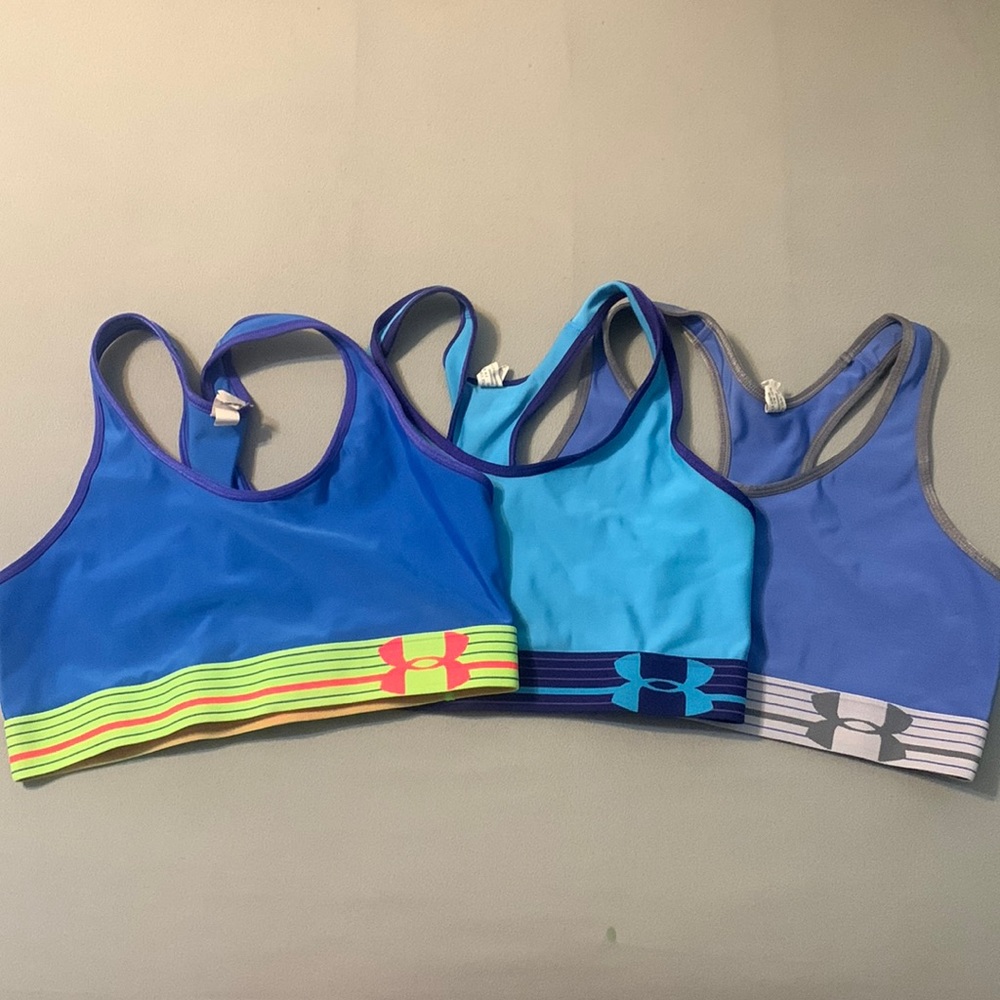under armour sports bras!